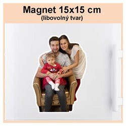 Magnet libovolný tvar 15 x 15 cm