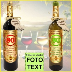 Víno k 80. narozeninám