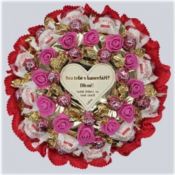 Kytice sladká z pralinek...