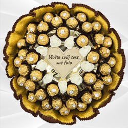 Kytice z bonbonů Ferrero Rocher, velk&aacute;