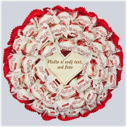 Kytice sladk&aacute;, velk&aacute;, z bonb&oacute;nů Raffaello