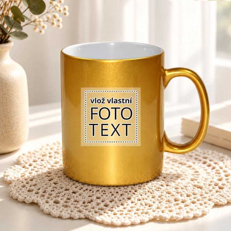 Hrnek zlata metaliza
