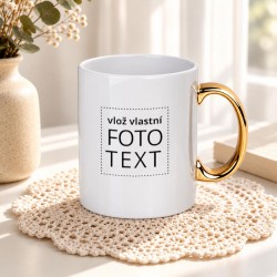 Hrnek bílý, keramický se...