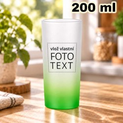 Sklenice matná 200 ml...