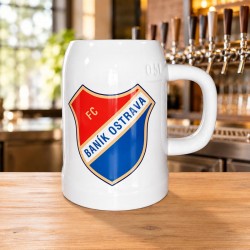 Korbel Ban&iacute;k Ostrava keramick&yacute; s d&aacute;rkovou krabičkou