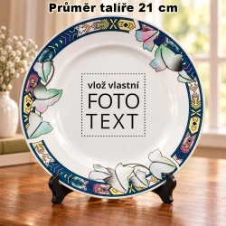 Talíř s vlastním potiskem...