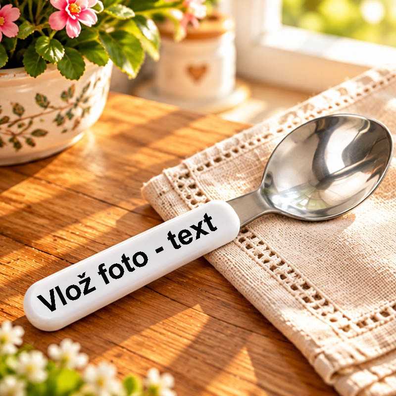 Lžička dětská (kávová) s vlastním potiskem, nebo textem