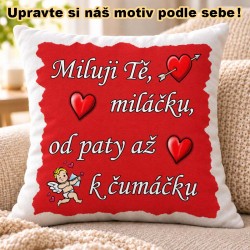Miluji Tě miláčku - polštář
