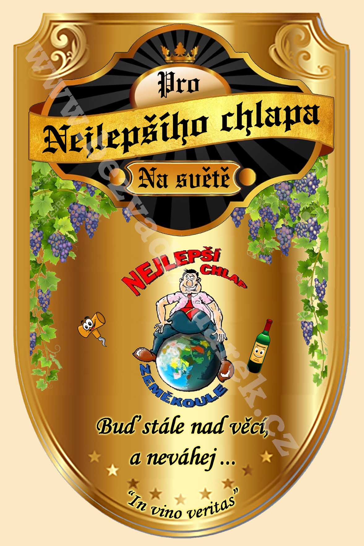 Ukázka originální etikety 1