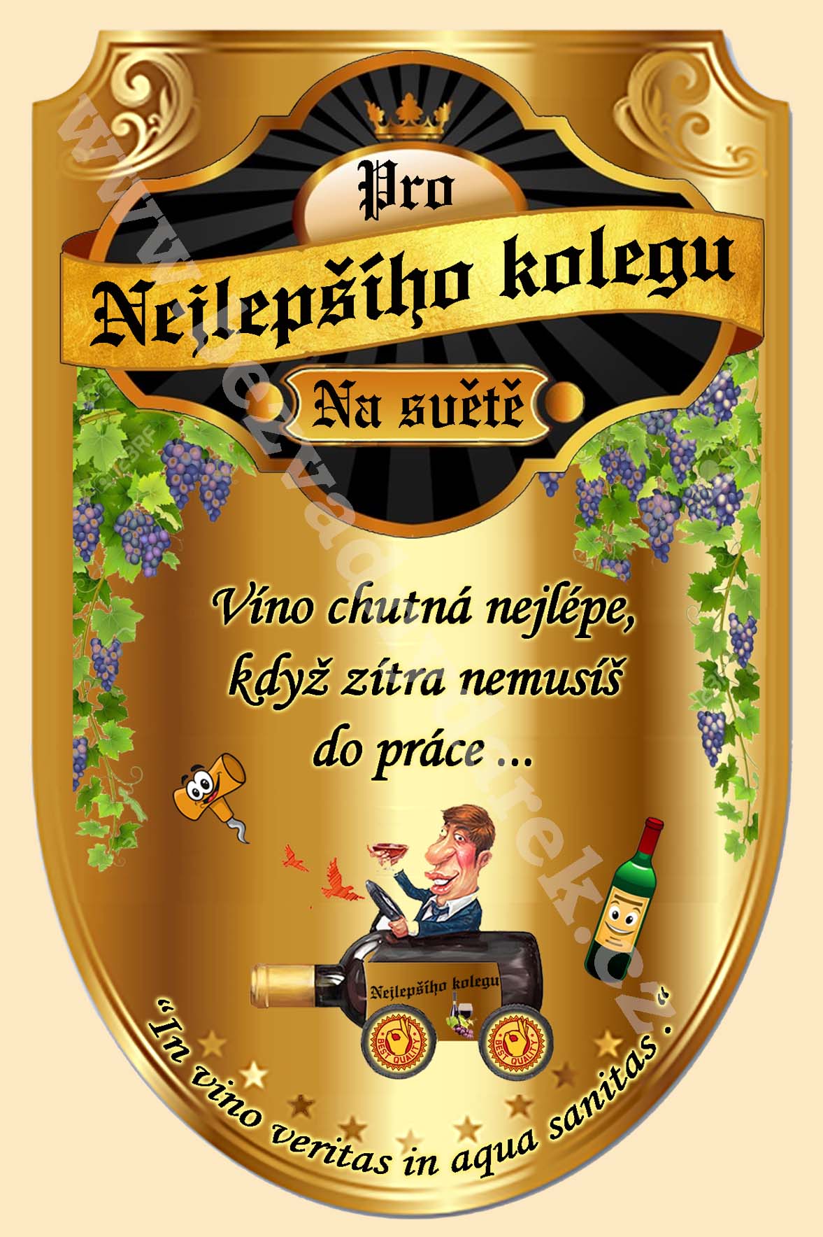 Ukázka originální etikety 1